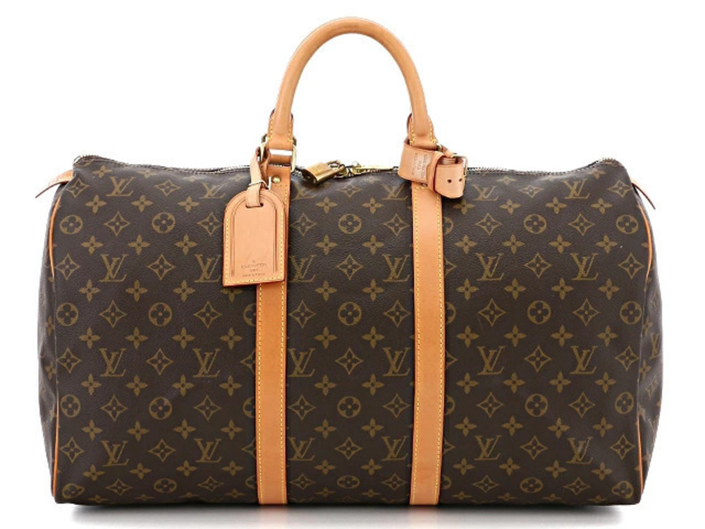 LOUIS VUITTON Keepall Boston Bag Monogram